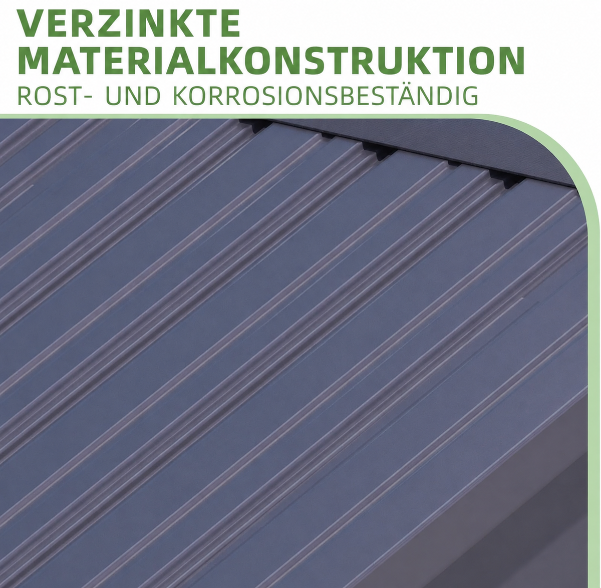 YODOLLA 2×5 FT Outdoor-Brennholzregal, wetterfester Holzunterstand aus Metall, Grau