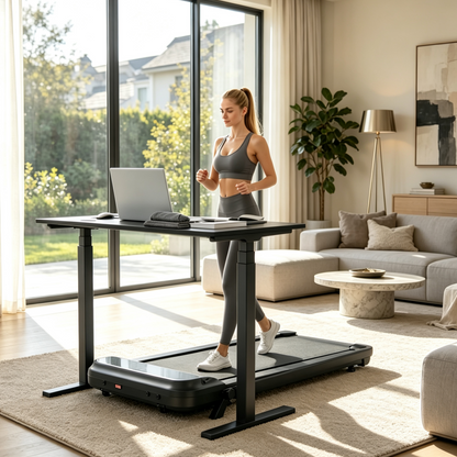 YODOLLA Walking Pad mit 8 % Steigung – Untertisch-Laufband für das Home-Office