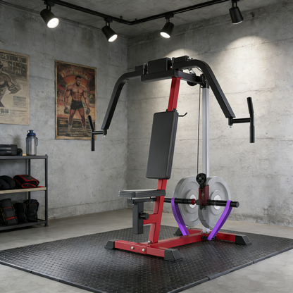 YODOLLA Brustpresse bis 204 kg verstellbar, Butterfly- und Reverse-Butterfly-Maschine