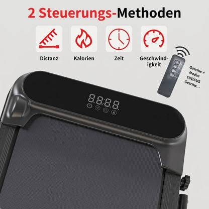 YODOLLA Walking Pad mit 8 % Steigung – Untertisch-Laufband für das Home-Office