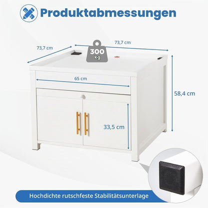 YODOLLA Waschtrockner-Sockel, 700 lbs, 29″x29″x23″, Weiß