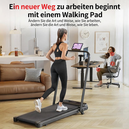 YODOLLA Walking Pad – faltbares Laufband mit 8 % Steigung für Zuhause und Büro