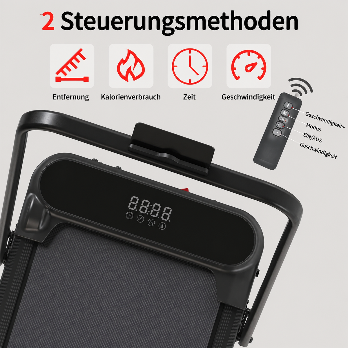YODOLLA Walking Pad – faltbares Laufband mit 8 % Steigung für Zuhause und Büro