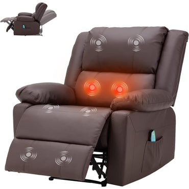 YODOLLA Relaxsessel, Ergonomisches Fernsehsessel mit Liegefunktion, Braun